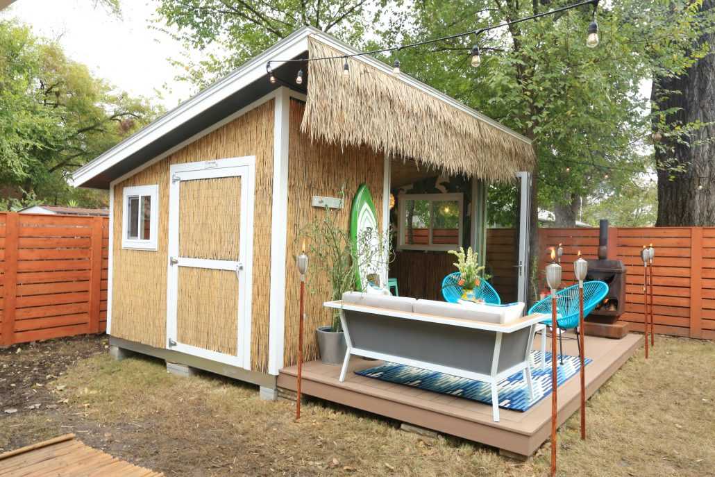 Premier Pro Studio Tiki She Shed Exterior Day Angle