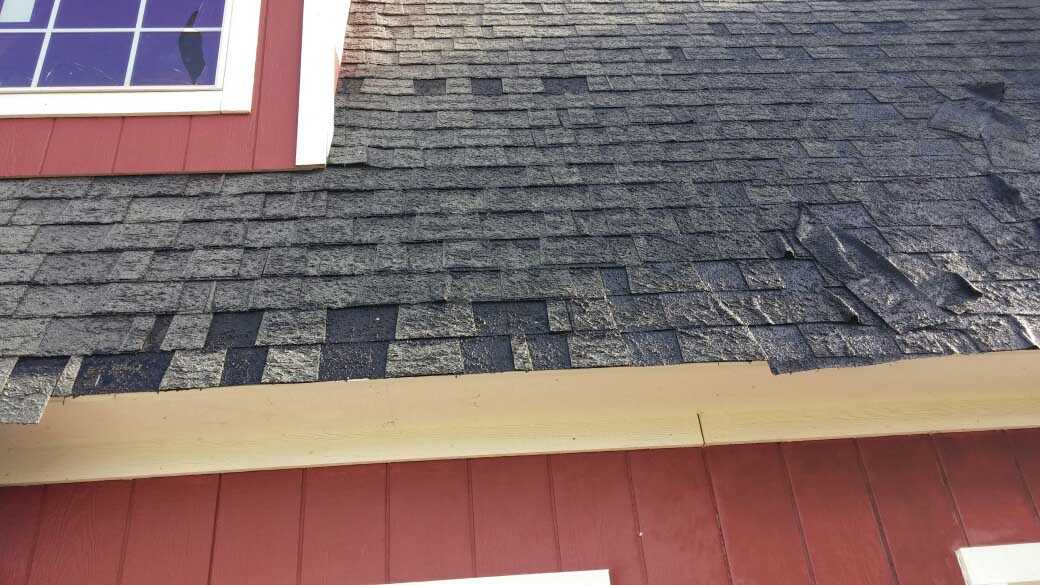Shingles after RV Fire