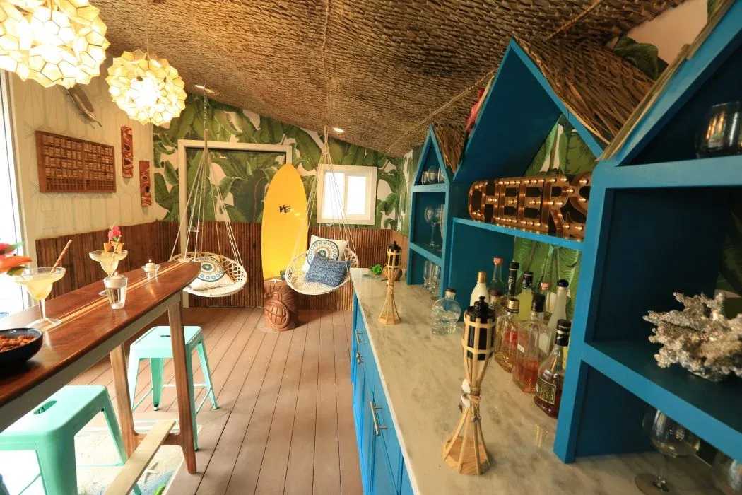Interior of a Perfect Party Space Shed