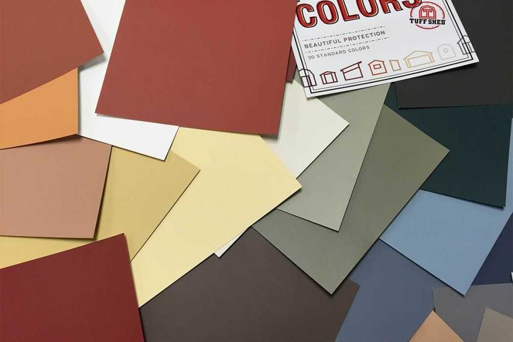 A pile of PPG paint swatch samples