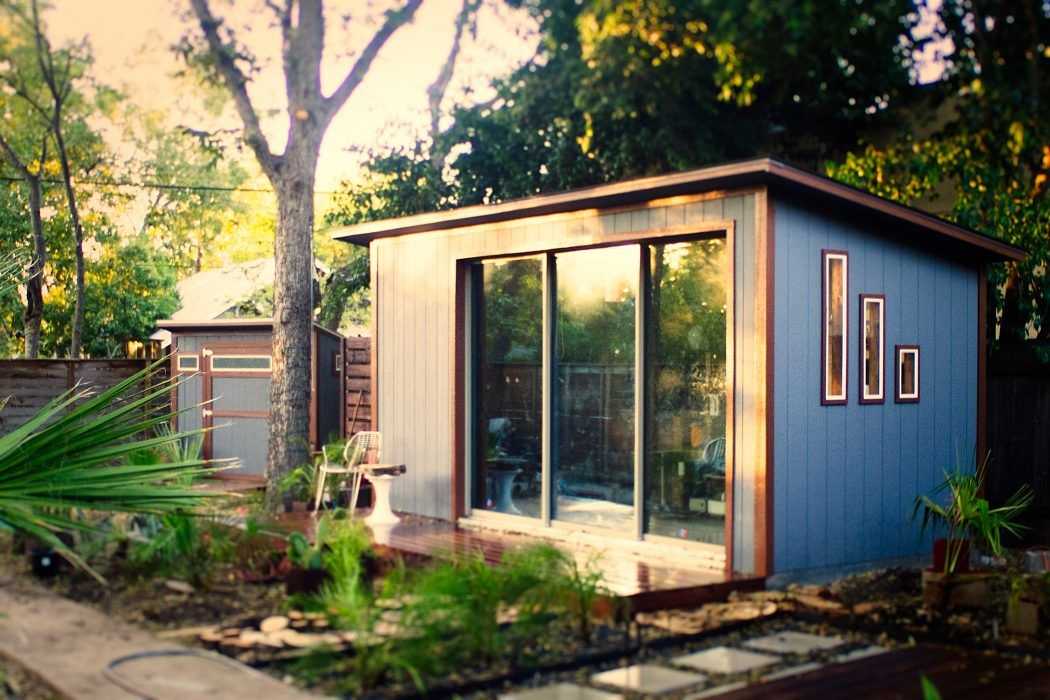 Exterior of the Premier Lean To Storage Shed Front View