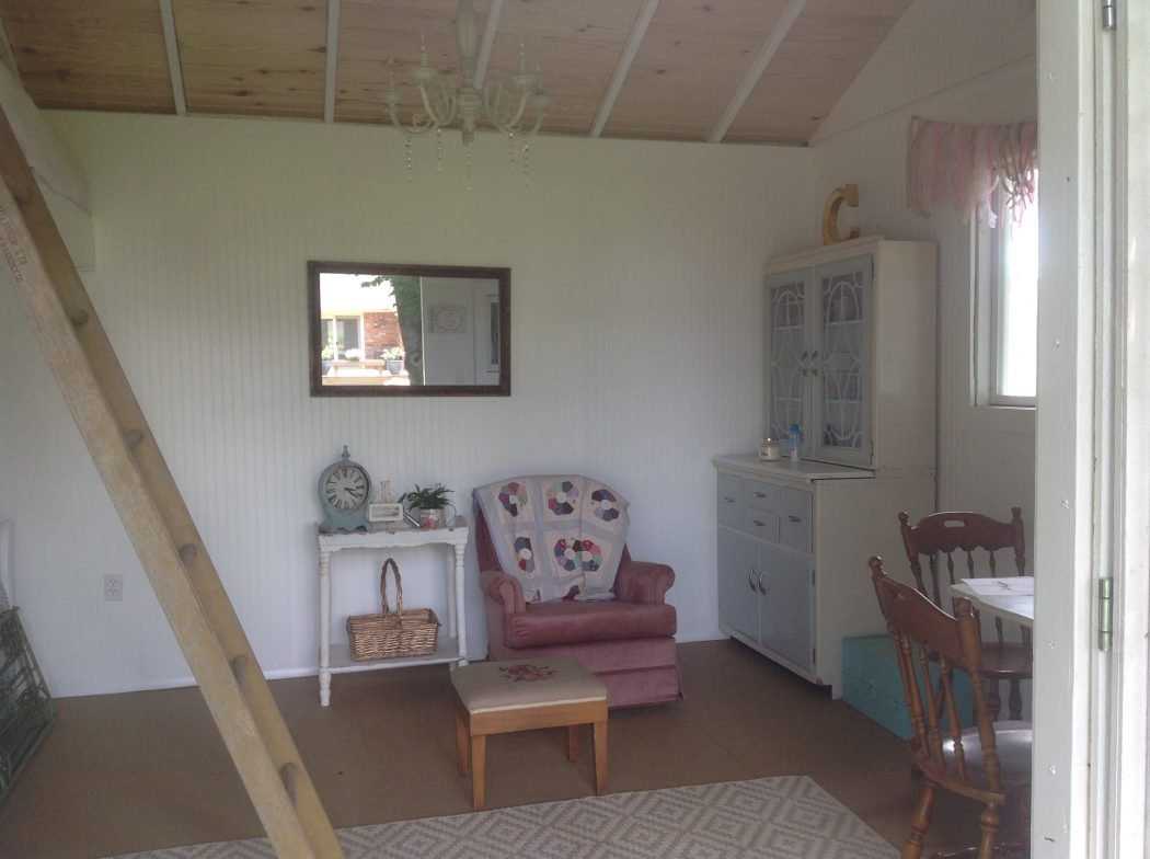 Interior of the Premier Pro Tall Ranch She Shed