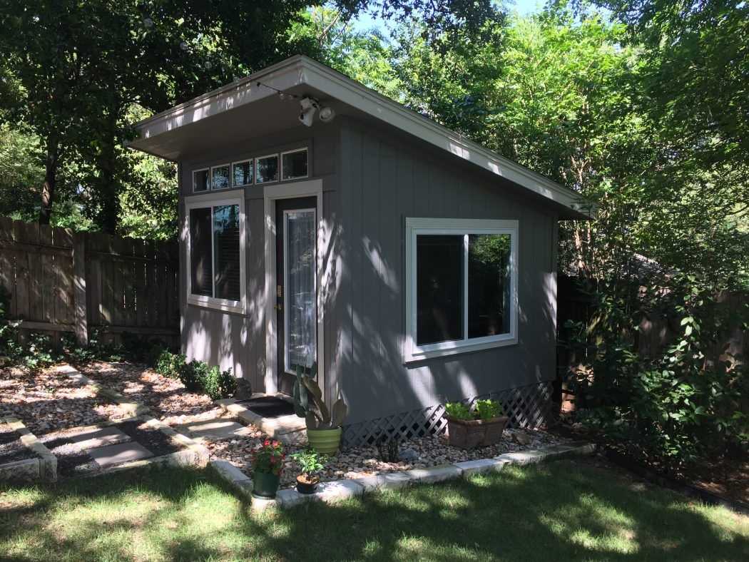 Exterior of the Premier Pro Studio Storage Shed