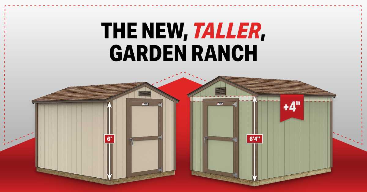 two Garden Ranch buildings side by side, one before the height increase, one after