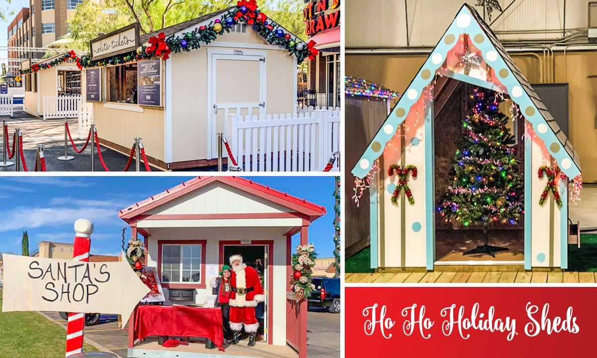 ho ho holidays sheds