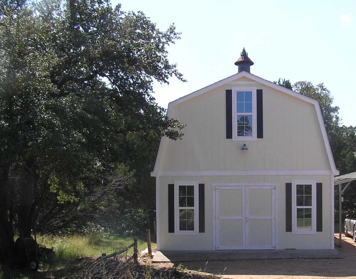 Exterior of the Two Story Premier Pro Tall Barn Storage 01