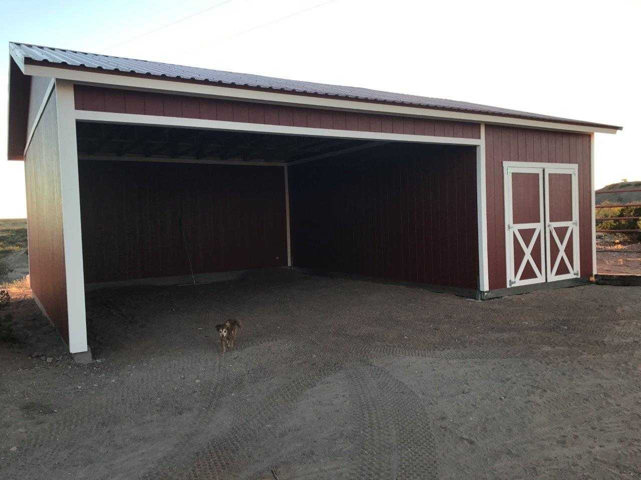 Exterior of the Premier Pro Ranch Garage Storage