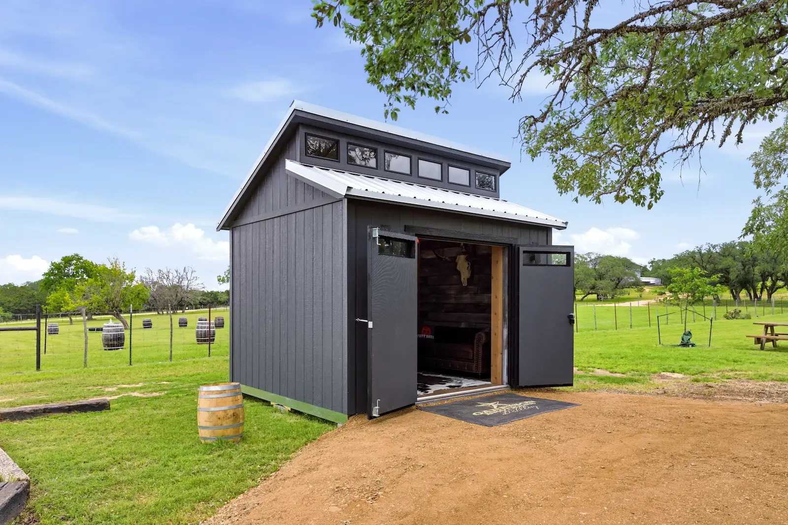 Exterior of Premier PRO Tall Ranch at Garrison Brothers Distillery