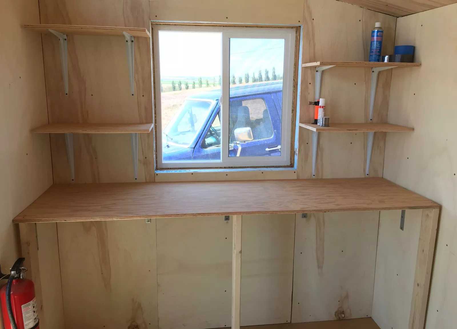 Interior of the Premier Pro Studio Shelving