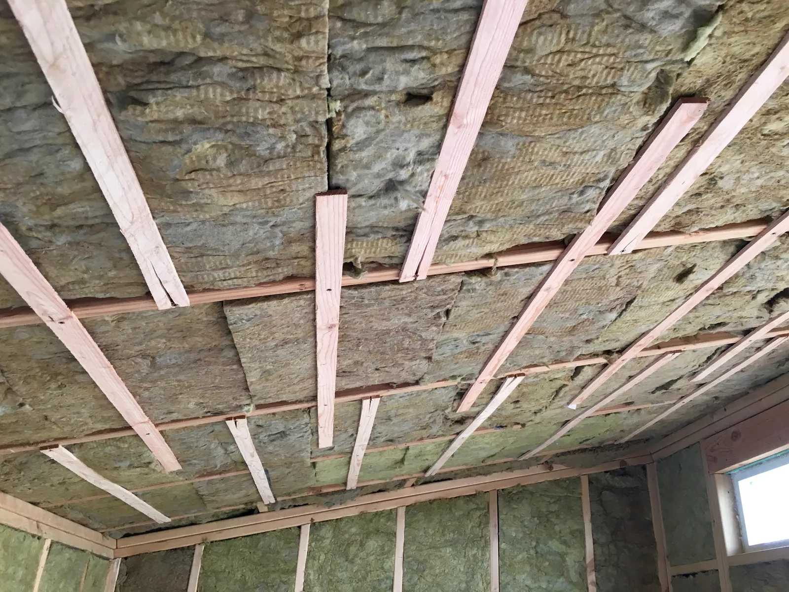 Interior of the Premier Pro Studio Solar Shed insulation