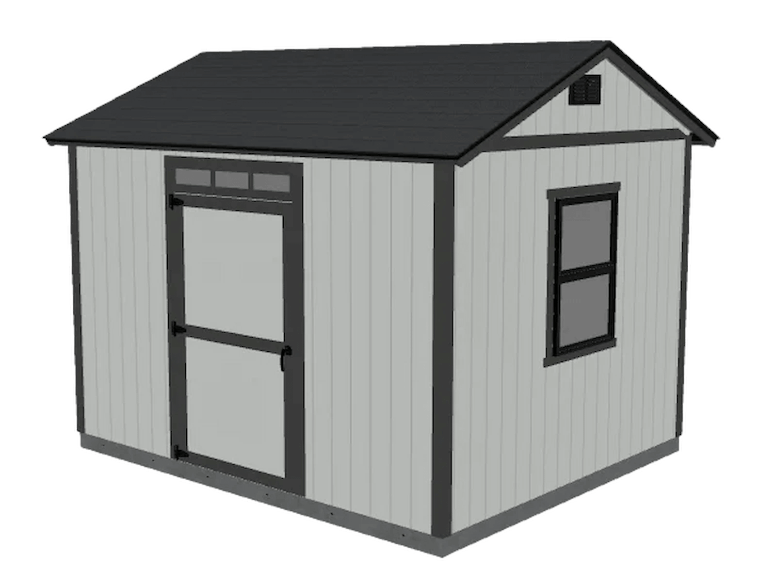 Premier Pro Tall Ranch with black single hung and black transom windows