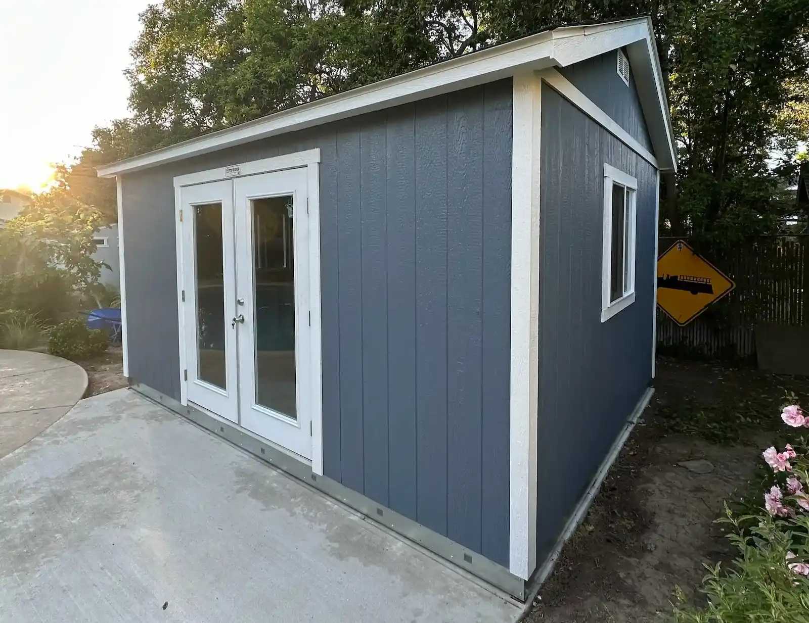 Exterior of Premier PRO Tall Ranch transformed into a home gym