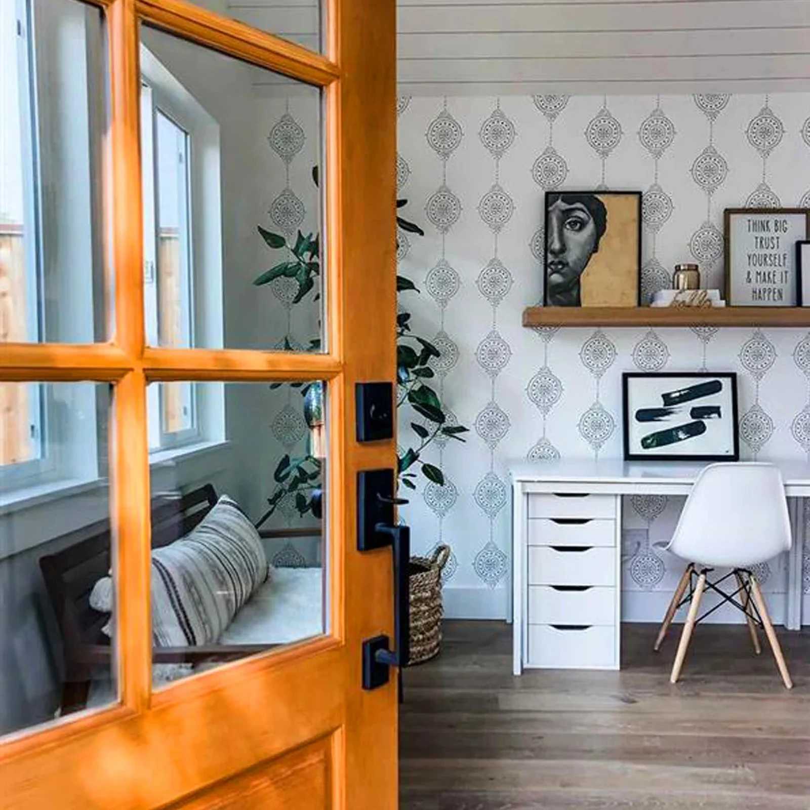 Premier Pro Tall Ranch white shed interior