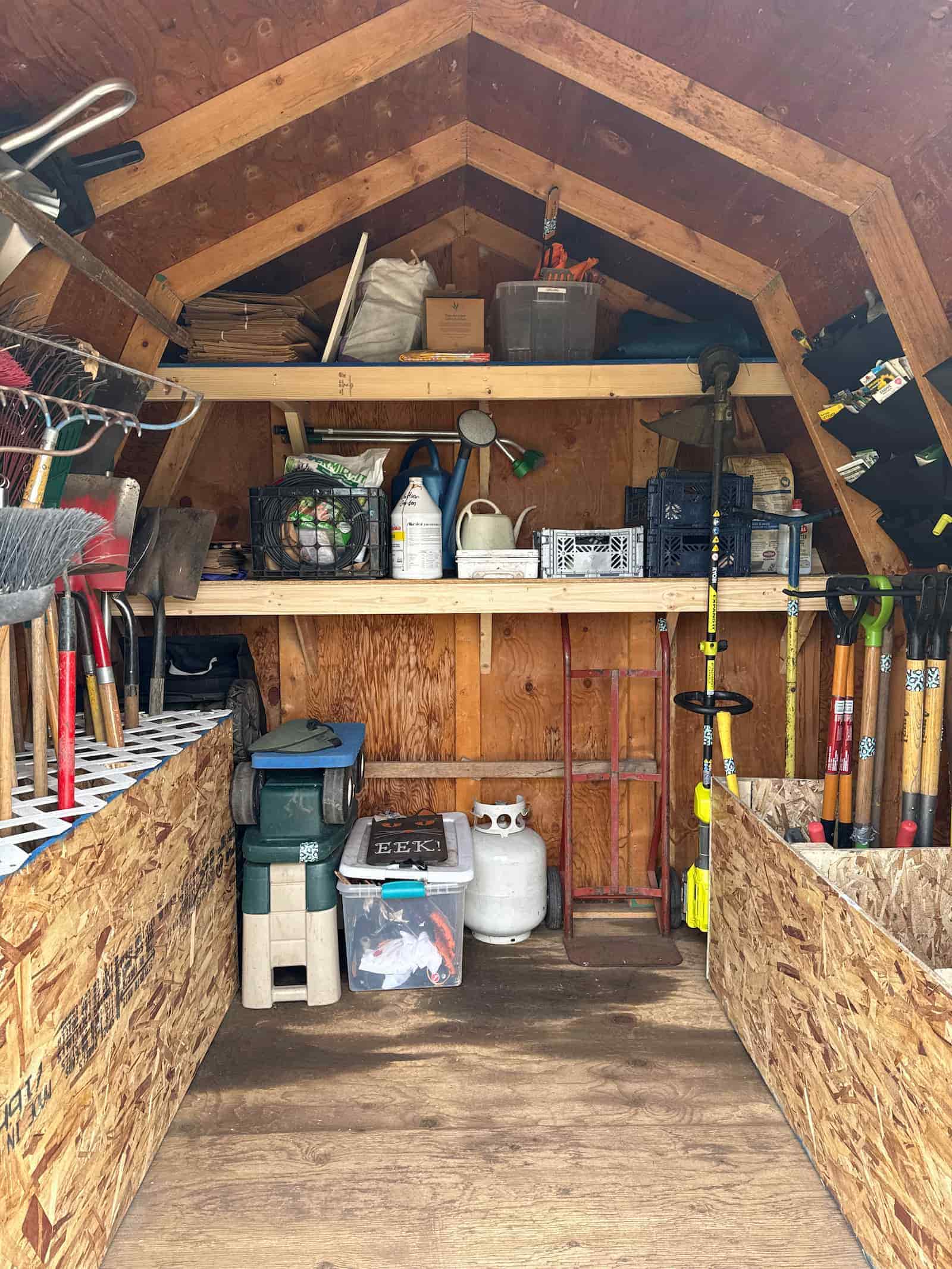 Whittier Garden organized interior