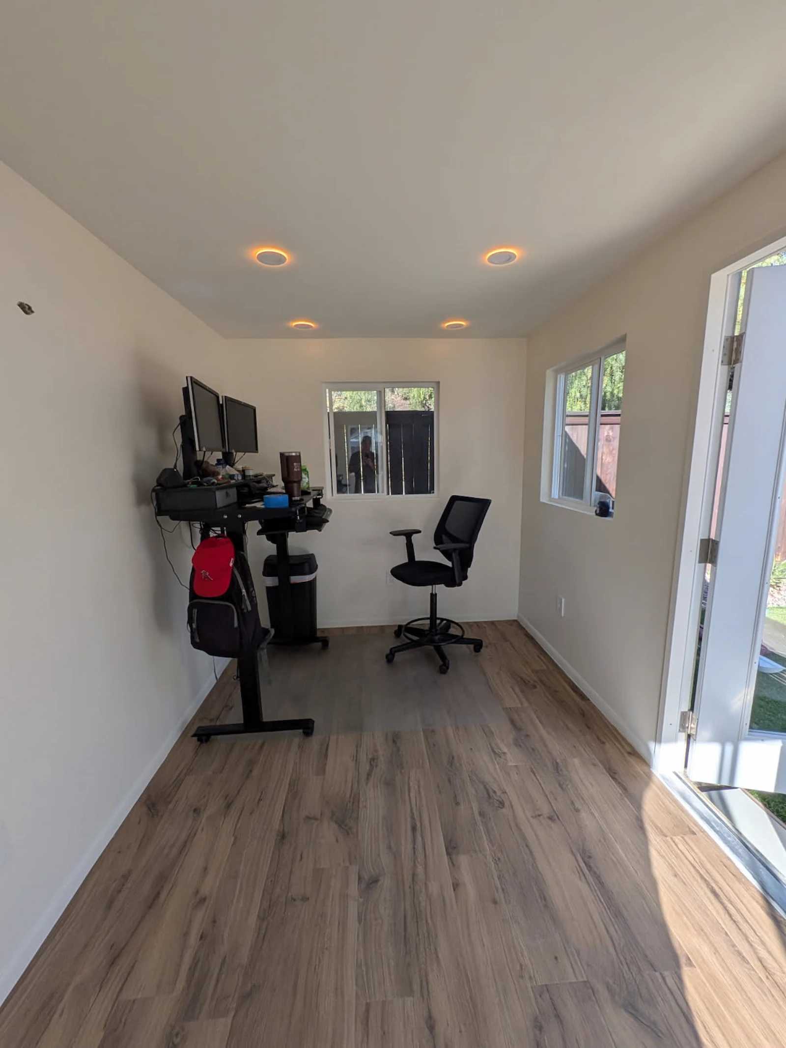 Premier Tall Ranch interior with tall black desk