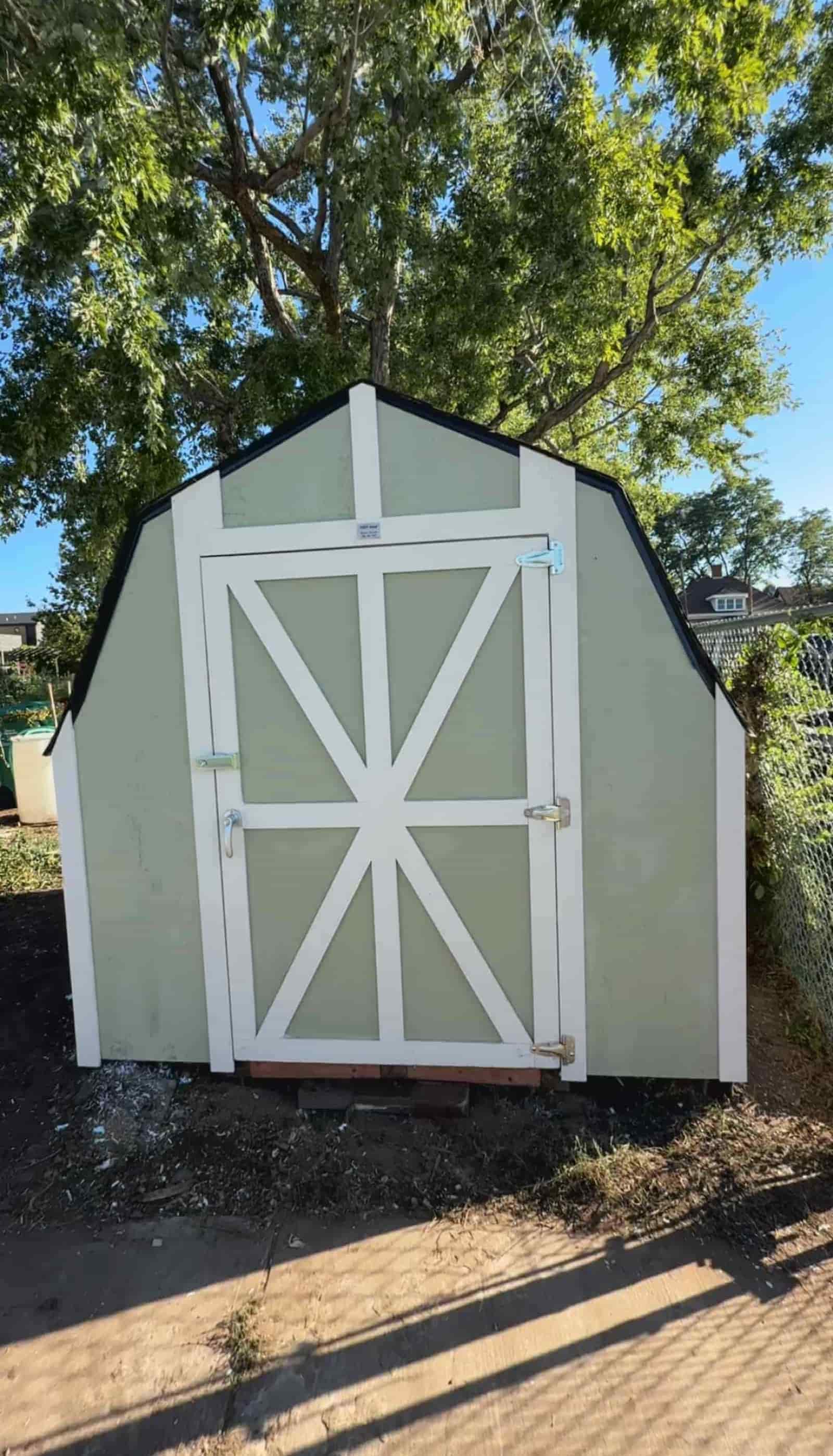 Whittier Community Garden building after refresh