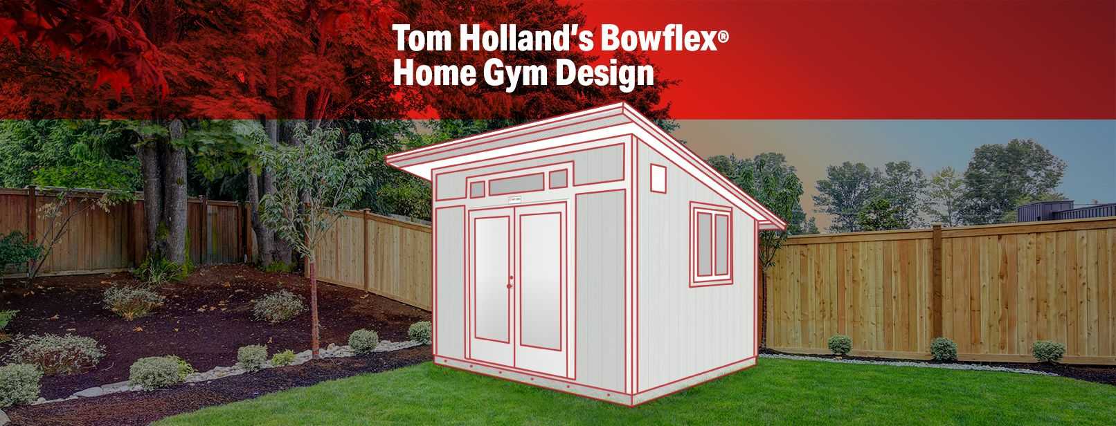 Tom Holland's Bowflex Home Gym Design Photo