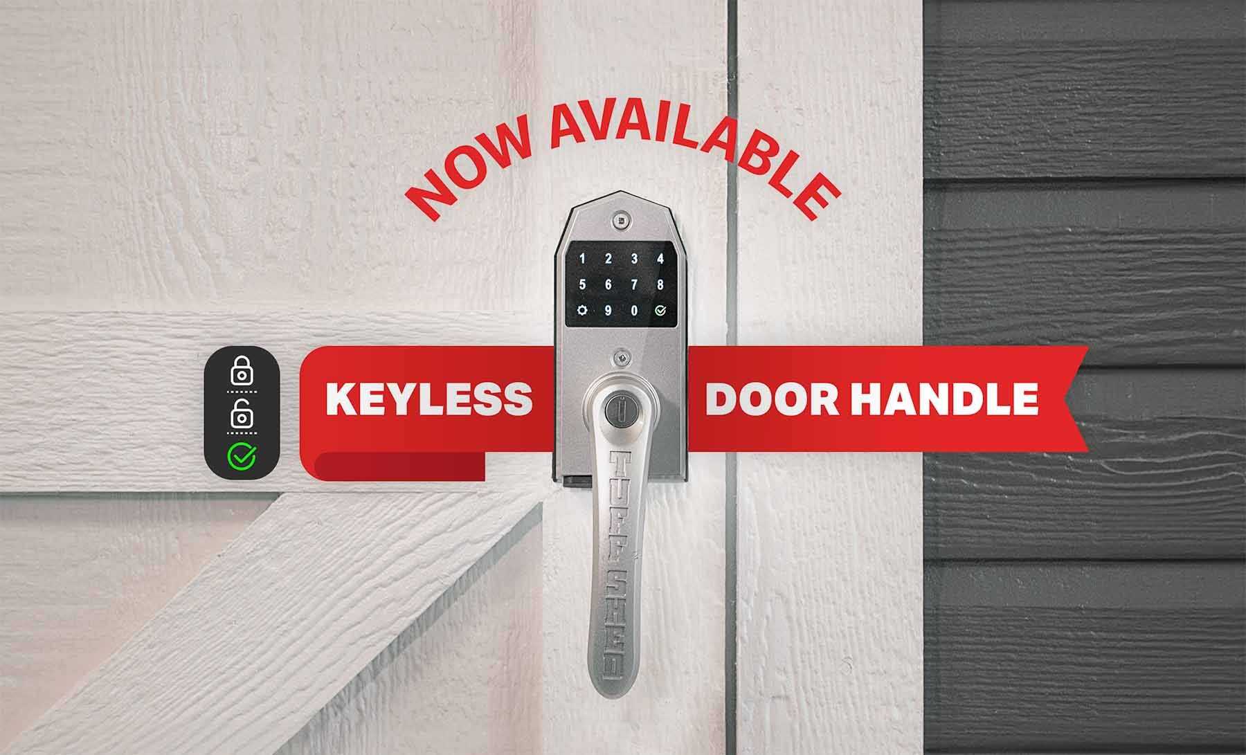 This is a picture of the keyless door handle with now available in the title and a silver handle.