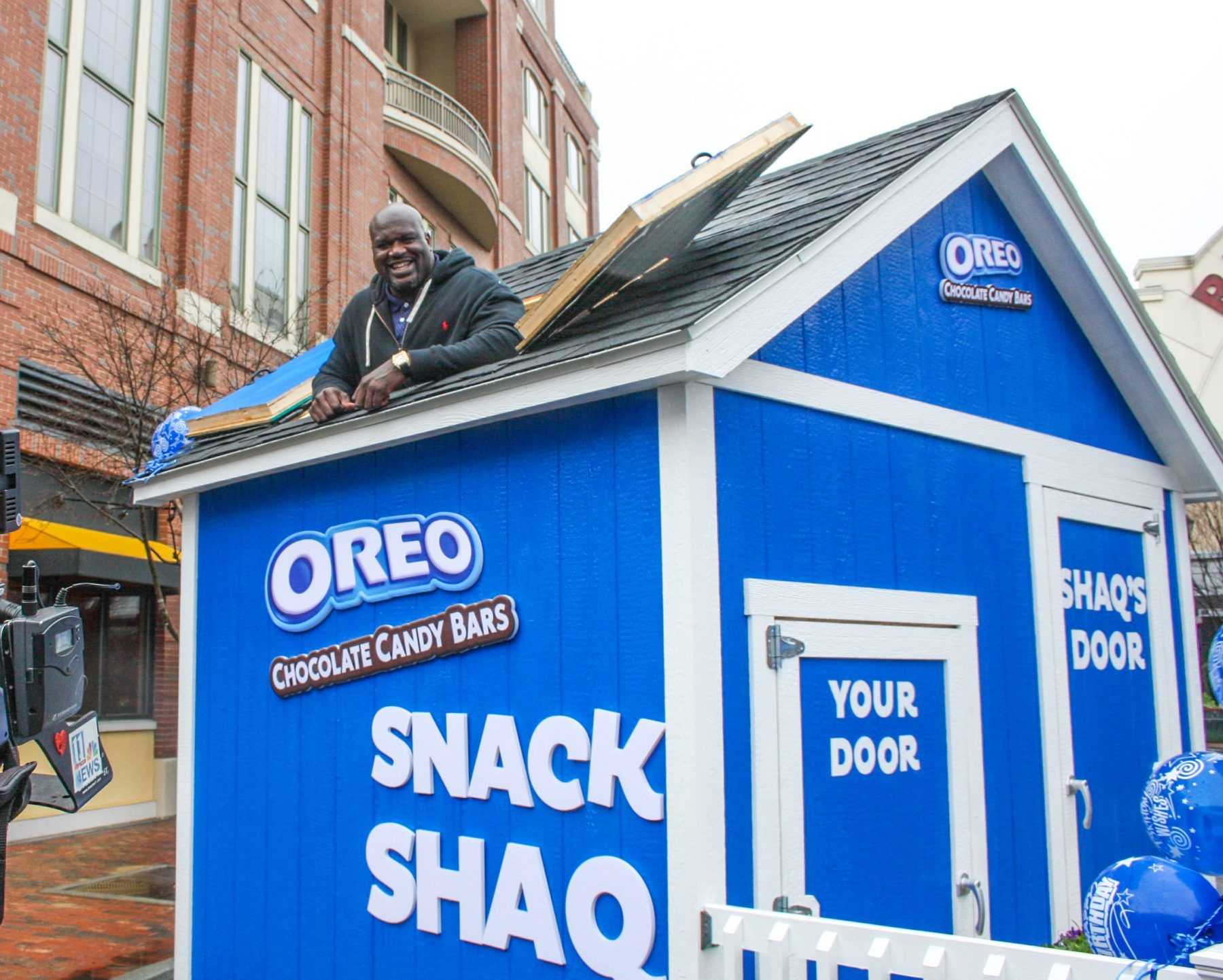 Exterior of the Premier Pro Ranch Shaq Oreo Shed