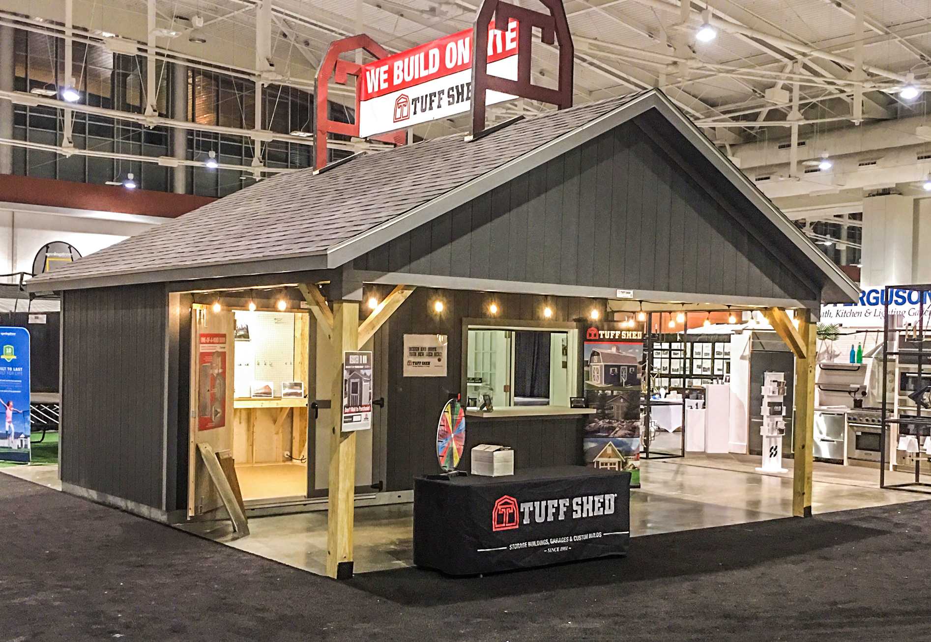 Exterior of the Premier Pro Ranch Custom Home Show Shed