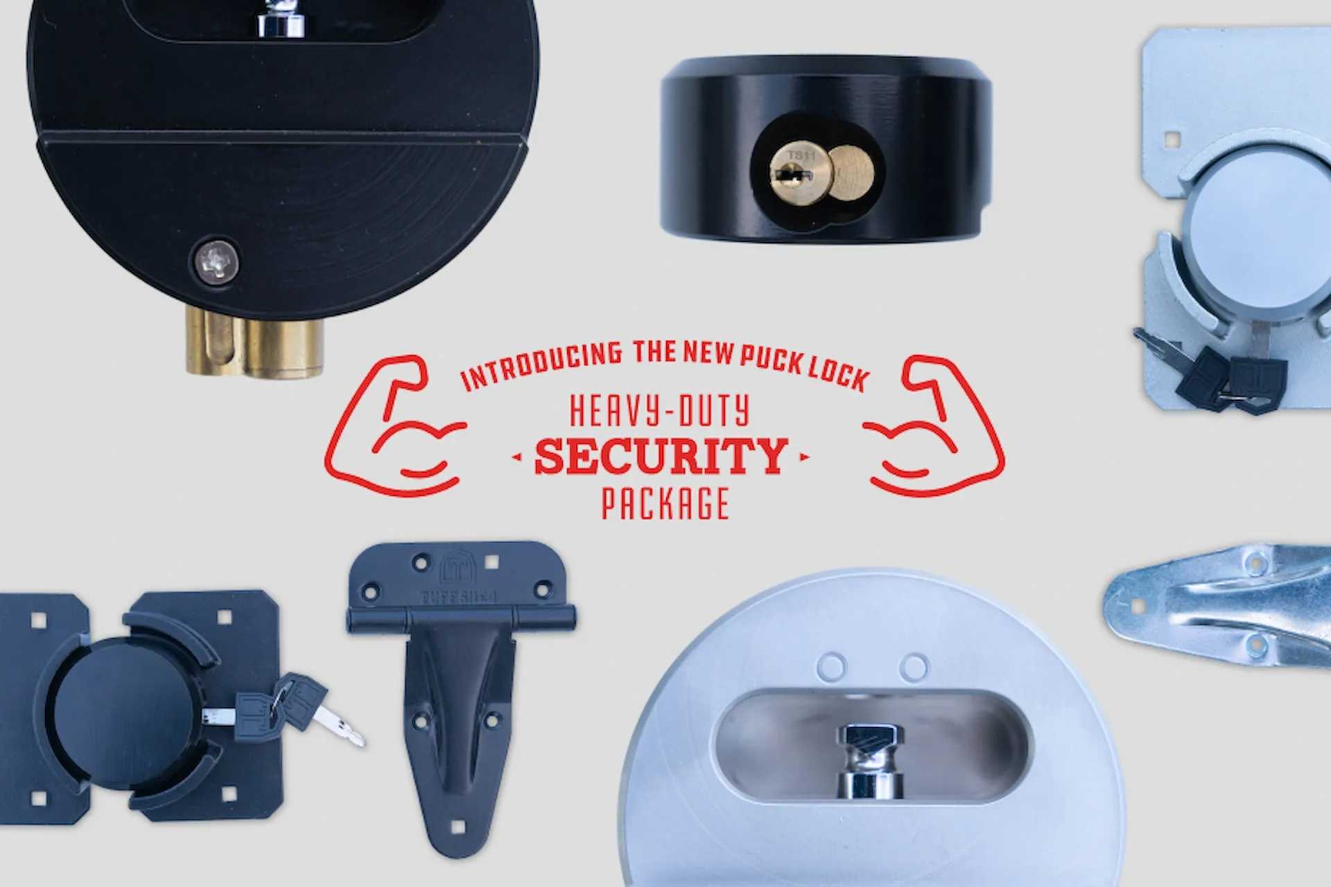 Hero image with puck lock images