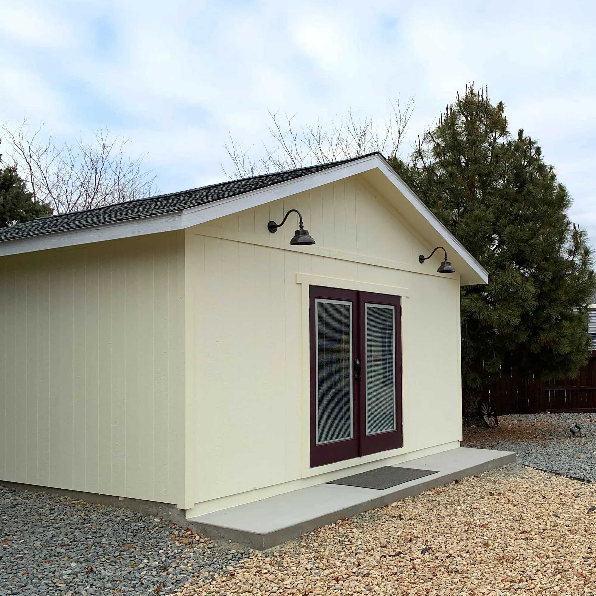 Front Angle of the Premier Pro Ranch Garage Home Gym