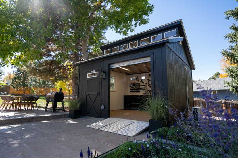 Premier-PRO-Tall-Ranch-Overhead-Door-Backyard