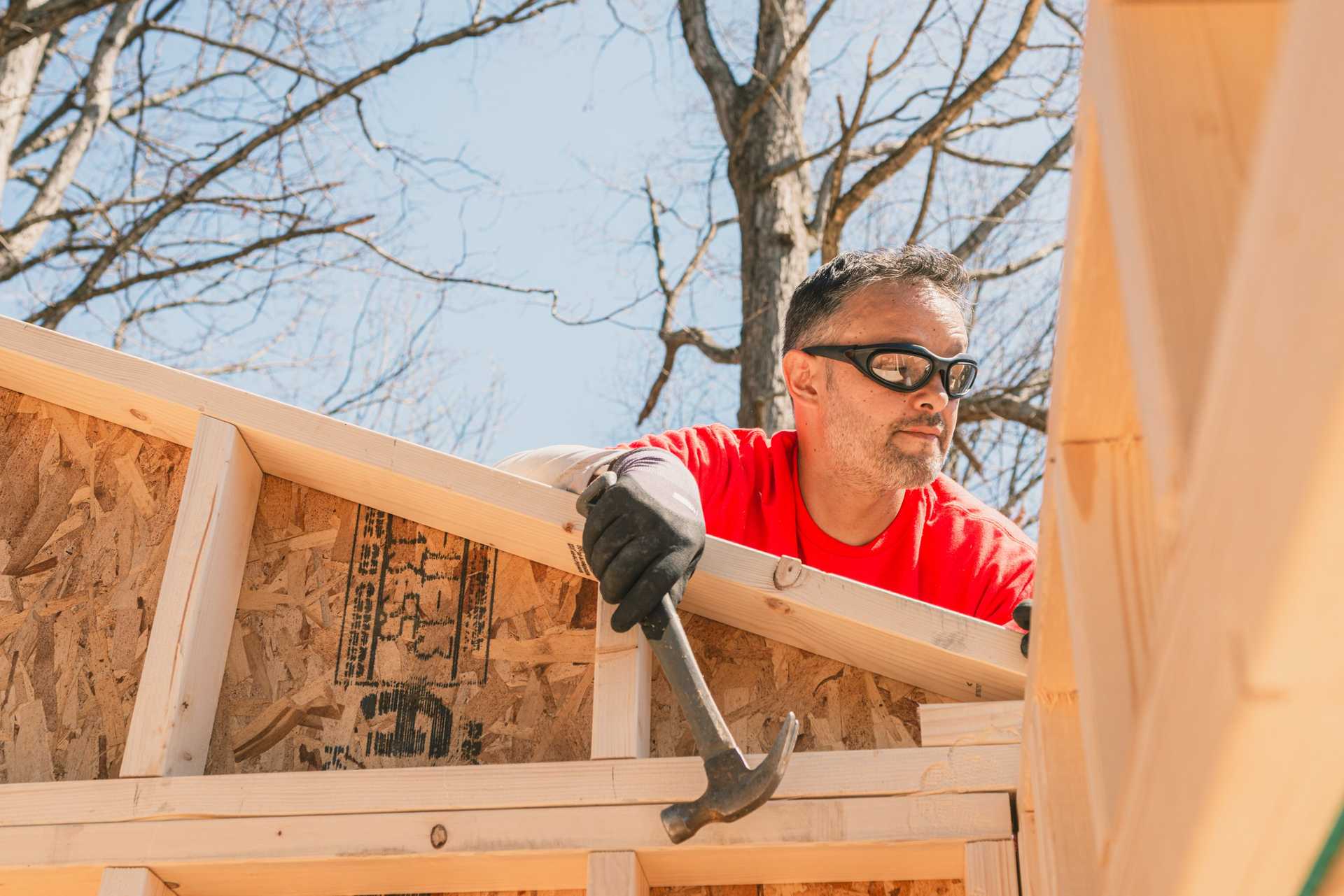 Tuff Shed Team Installing Roof