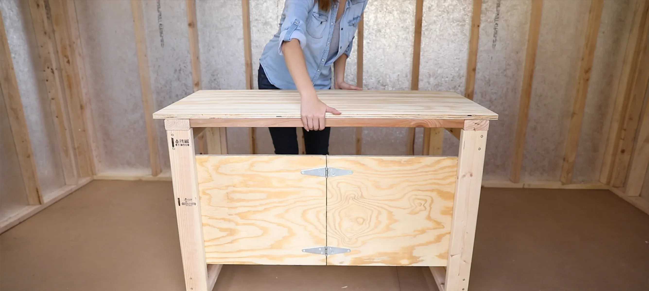DIY Folding Workbench