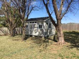 Exterior of the Premier Pro Tall Ranch She Shed Front View