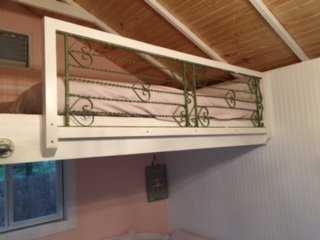 Interior of the Premier Pro Tall Ranch She Shed Loft