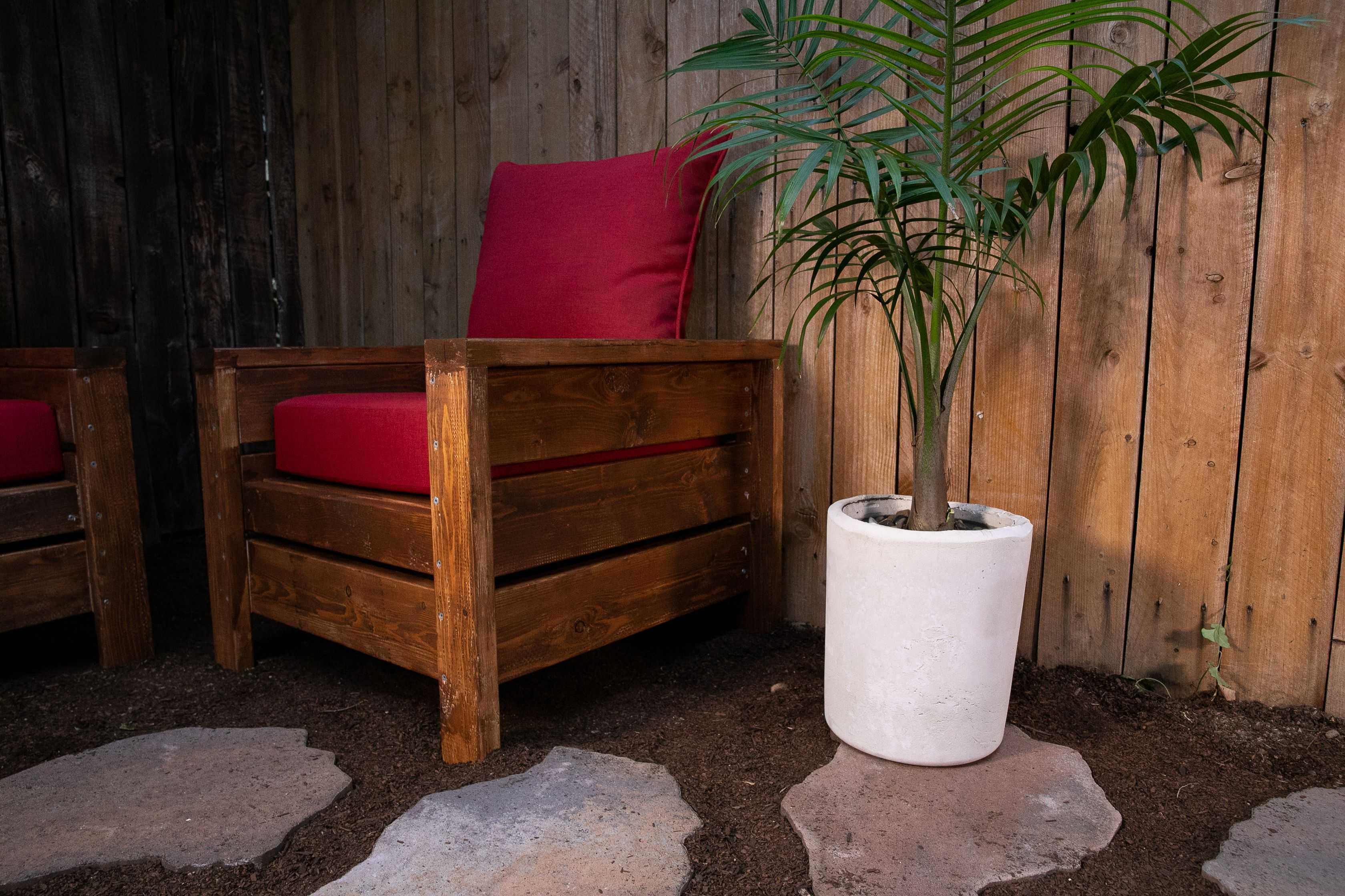 DIY Concrete Planter Tuff Shed