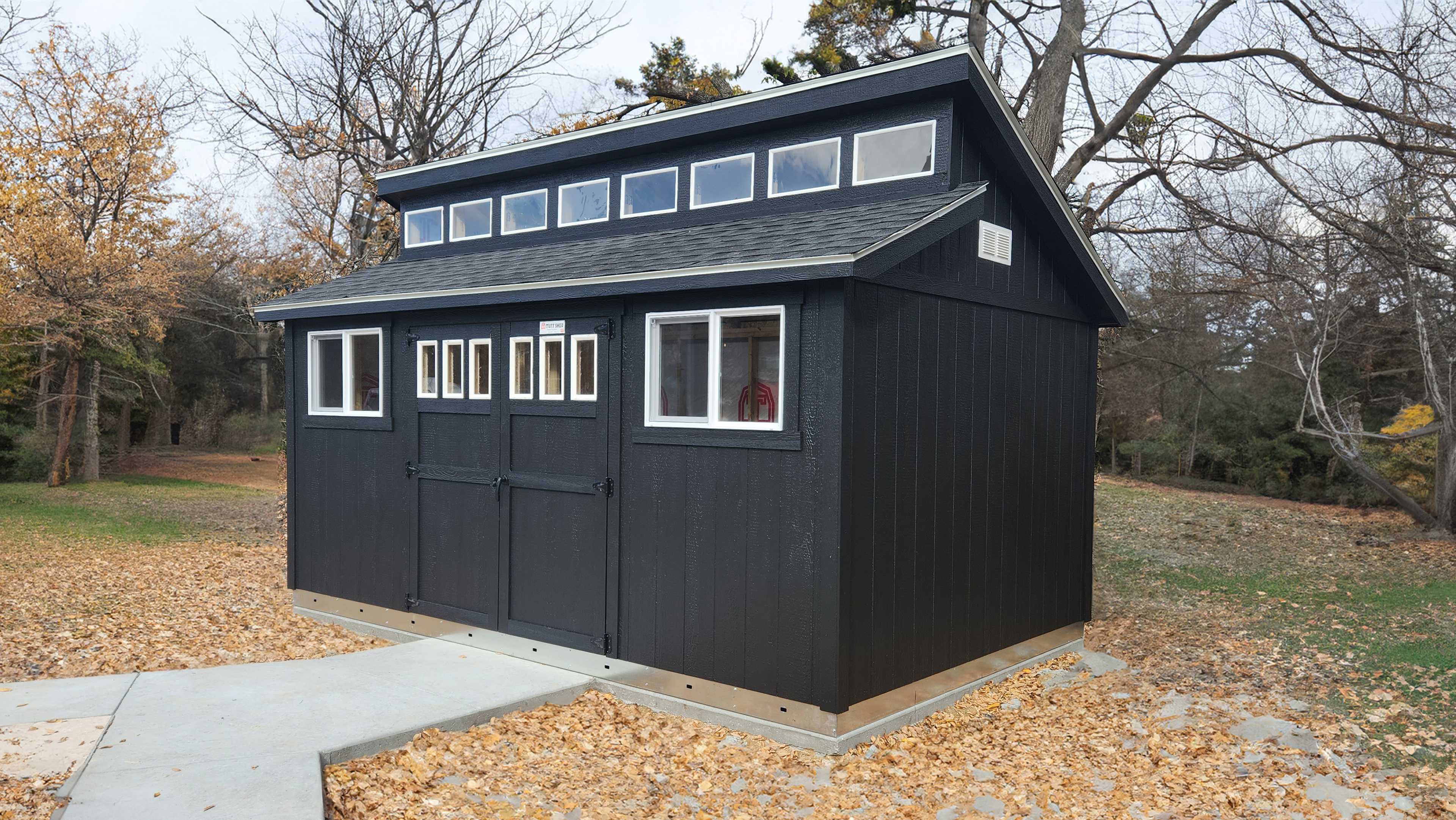 Premier pro ranch tuff shed for backyard storage.