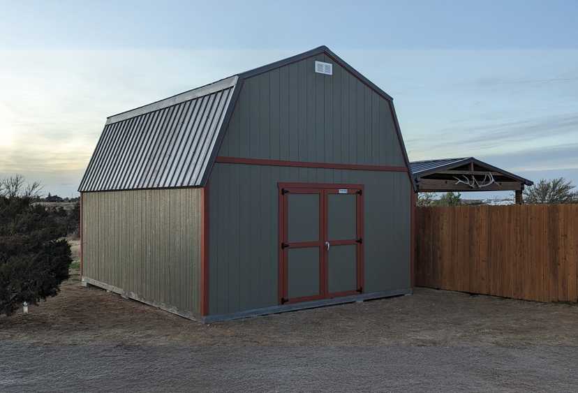 A premier tall barn for farm storage.