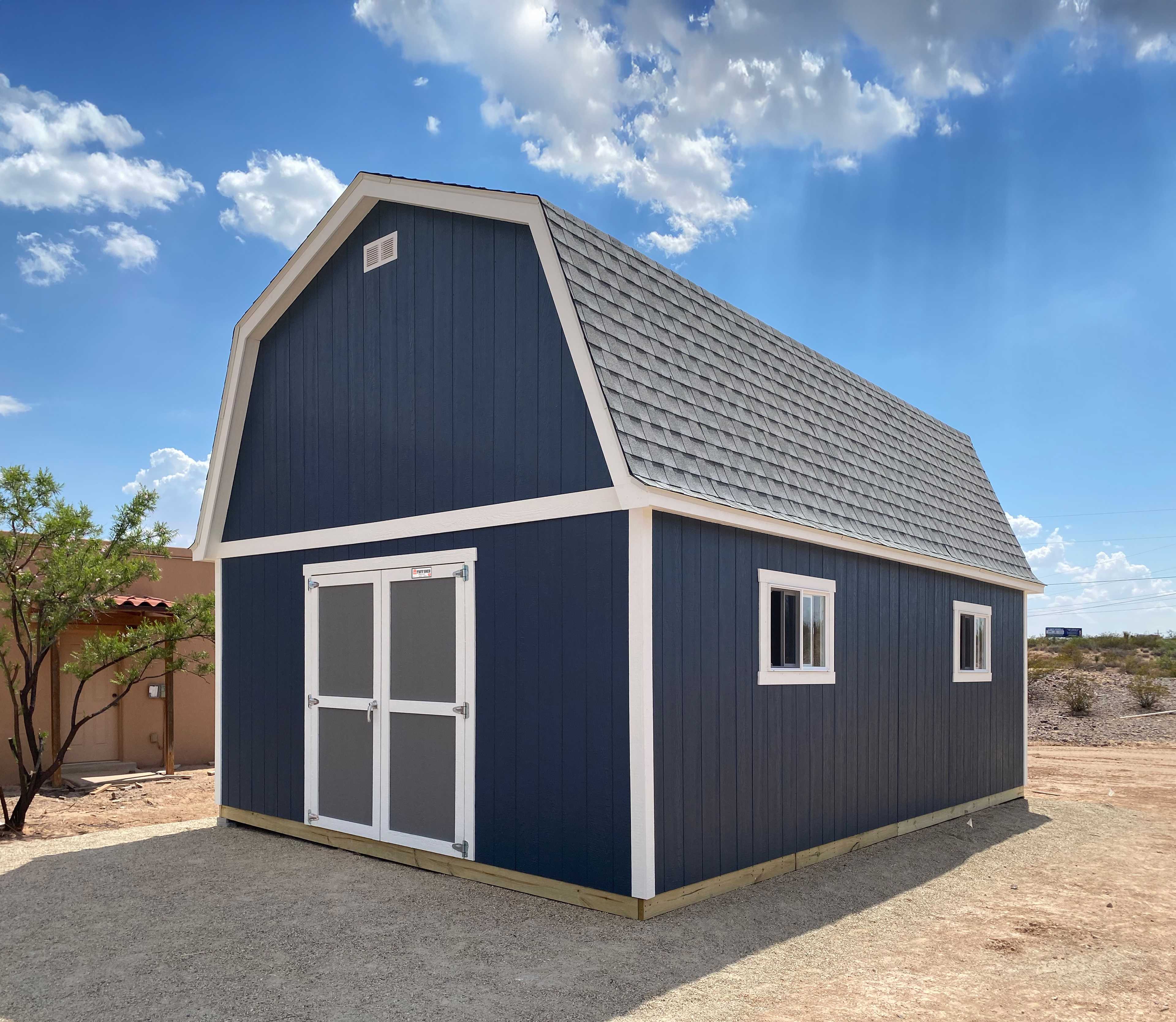 Premier pro tall barn Tuff Shed for extra storage for farming.