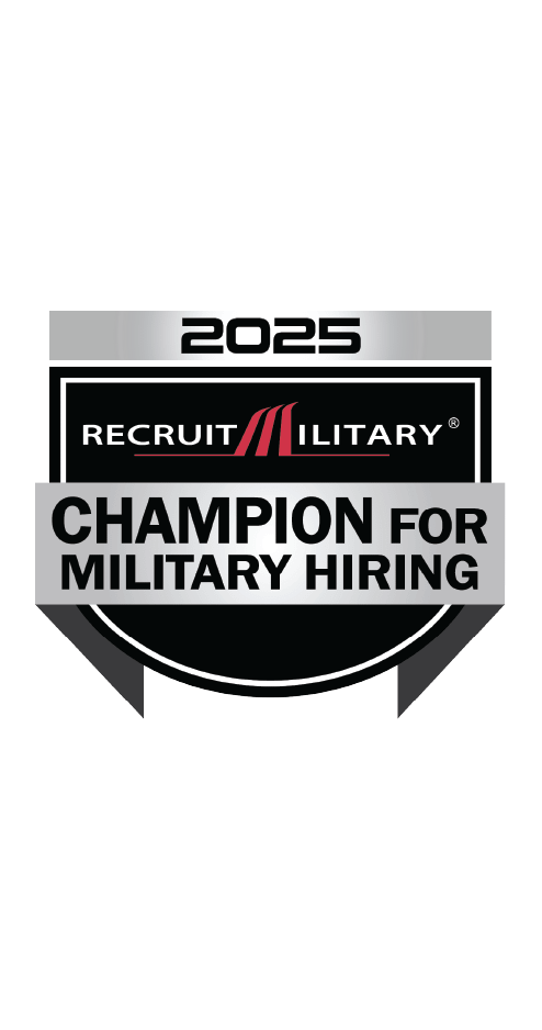 champion for military hiring badge 2025