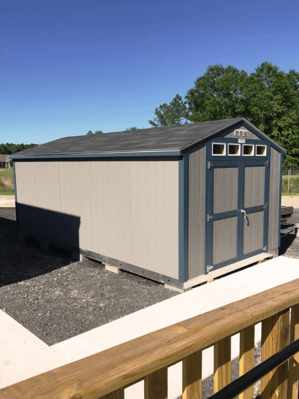 Exterior of South Side Elementary Shed Prize