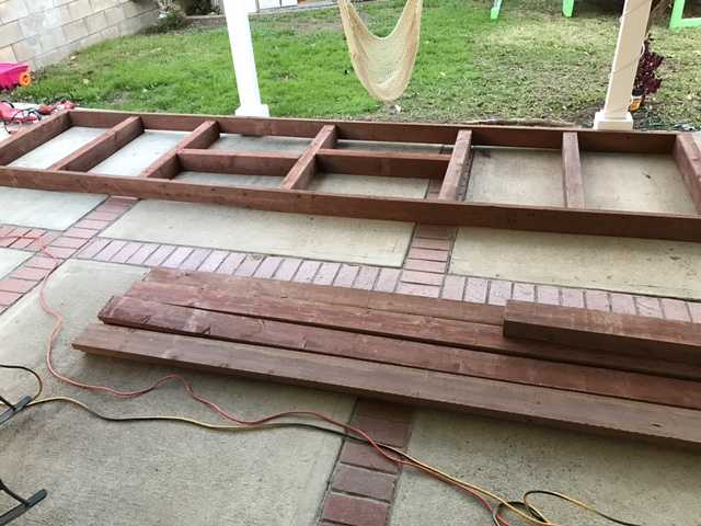 The Beginning of the Front Patio construction