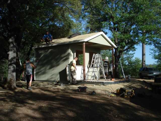 Exterior of the Premier Pro Ranch Weekender Retreat Construction Photo