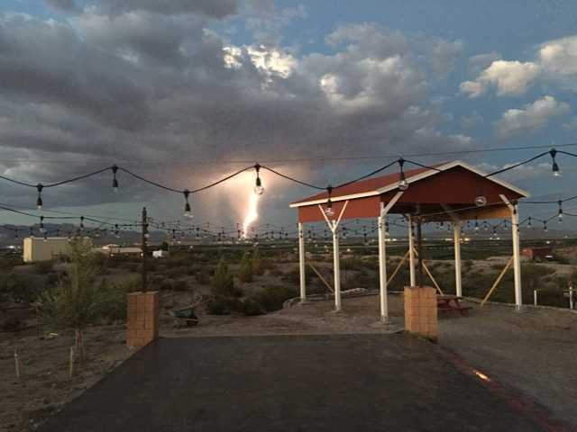 Exterior of the 20x20x10 Carport