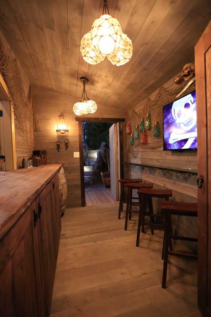 Premier Pro Studio Night Interior Pirate Shed Deck Bar