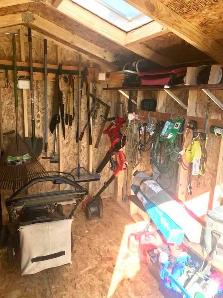 Inside a Tuff Shed