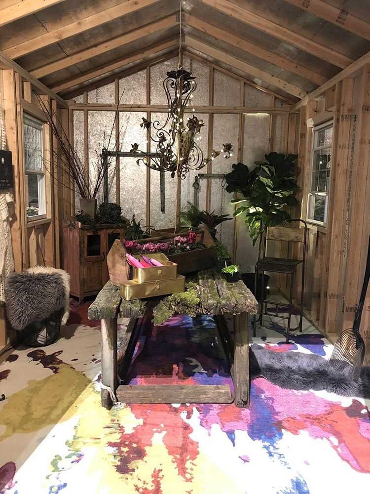Interior of the Premier Pro Tall Ranch She Shed Front View
