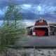 Exterior of the Premier Pro Tall Barn Storage Shed on there Property